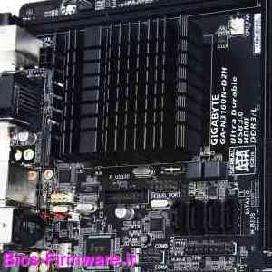 دانلود فایل آپدیت بایوس ، فریمور مادربرد گیگابایت Gigabyte GA-N3160N-D2H rev.1.0 Bios firmware